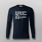 SQL Clause T-Shirt funny database Joke T-shirt For Men