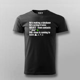 SQL Clause T-Shirt funny database Joke T-shirt For Men