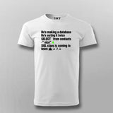 SQL Clause T-Shirt funny database Joke T-shirt For Men