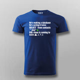 SQL Clause T-Shirt funny database Joke T-shirt For Men