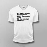 SQL Clause T-Shirt funny database Joke T-shirt For Men