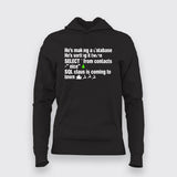 SQL Clause T-Shirt funny database Joke Hoodie For Women.