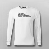 SQL Query Joke Men's Tee - Funny Programmer Wear by Teez