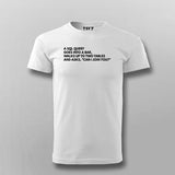 SQL Query Joke Men's Tee - Funny Programmer Wear by Teez