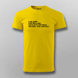 SQL Query Joke Men's Tee - Funny Programmer Wear by Teez