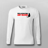 Social Interactions Limit Reached Tee - Introvert's Essential by Teez