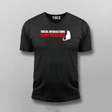 Social Interactions Limit Reached Tee - Introvert's Essential by Teez