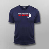 Social Interactions Limit Reached Tee - Introvert's Essential by Teez