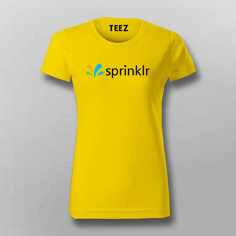 Sprinklr Women's Tee - Stylish and Professional Wear by Teez