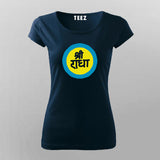 Sri Radha Vrindavan Women Tee - Devotional Wear by Teez