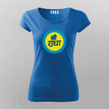 Sri Radha Vrindavan Women Tee - Devotional Wear by Teez