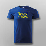 May Stackoverflow be with you funny Programming Stack Overflow T-shirt for Men.