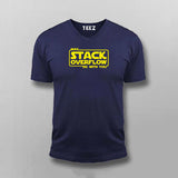 May Stackoverflow be with you funny Programming Stack Overflow T-shirt for Men.