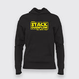 May Stackoverflow be with you funny Programming Stack Overflow T-shirt for Women.