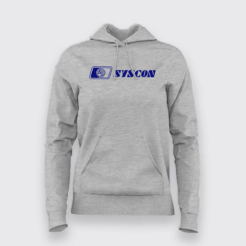 Syscon Women's Hoodie - Tech-Savvy Professional Wear by Teez