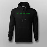 Talk Binary To Me Hoodie - Funny Coder Programmer Wear by Teez