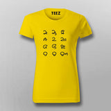 Tamil Vowels Uyir Ezhuthukkal Women's Tee - Proud Tamil Wear by Teez