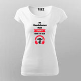 Headphones Mean No Talk Women's Tee - Gamer Focused Wear by Teez