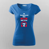 Headphones Mean No Talk Women's Tee - Gamer Focused Wear by Teez