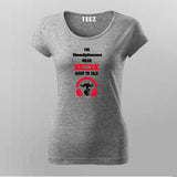 Headphones Mean No Talk Women's Tee - Gamer Focused Wear by Teez