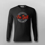 The Lord will fight for you be still T shirt for men