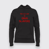 This Guy is a Bug Slayer Women's Tee - Developer Humor by Teez