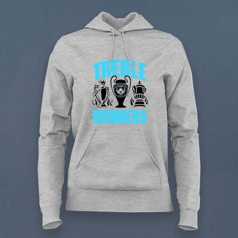 Manchester City  fan made Hoodie for Women