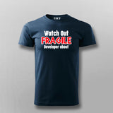 Fragile Developer Alert Men's T-Shirt - Handle With Care