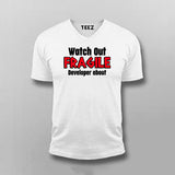 Fragile Developer Alert Men's T-Shirt - Handle With Care