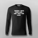 When I Was Your Age Tee - Funny Coding Quote by Teez