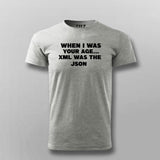 When I Was Your Age Tee - Funny Coding Quote by Teez