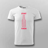 Beer Maze T-Shirt for Men – Fun Drinking Puzzle Tee India