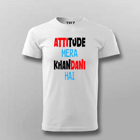 Attitude Mera T-Shirt for Men - Bold and Confident Style