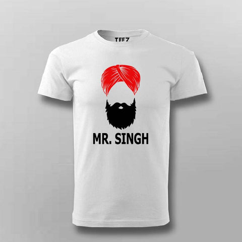 Mr. Singh T-Shirt For Men- Celebrate Punjabi Pride