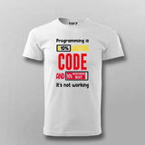 10% Code, 90% Debugging T-Shirt For Men – Funny Programmer