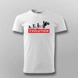 Bike Evolution T-Shirt For Men - Biker's Journey