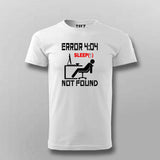 Sleep Not Found T-Shirt For Men – Perfect for Coders