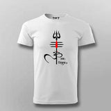 Om Namah Shivaya Mahadev T-Shirt For Men- Spiritual Elegance