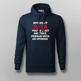 Without Data Hoodie - Insightful and Witty Wear by Teez