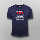 Without Data Tee - Insightful and Witty Wear by Teez