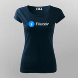 Filecoin Women's Tee - Crypto Enthusiast Wear by Teez