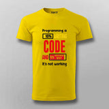 10% Code, 90% Debugging T-Shirt For Men – Funny Programmer