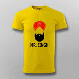 Mr. Singh T-Shirt For Men- Celebrate Punjabi Pride