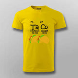 Ta Co Chemistry Pun T-Shirt For Men - Funny Science & Food