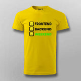 Frontend, Backend, Weekend T-Shirt For Men – Funny Developer