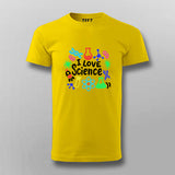 I Love Science - Fun STEM Enthusiast T-shirt For Men