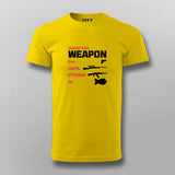 Choose Your Weapon Funny Programmer T-Shirt For Men