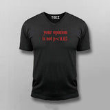 Your Opinion Is Not P < 0.05 - Funny Men's Tee by Teez