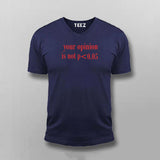 Your Opinion Is Not P < 0.05 - Funny Men's Tee by Teez