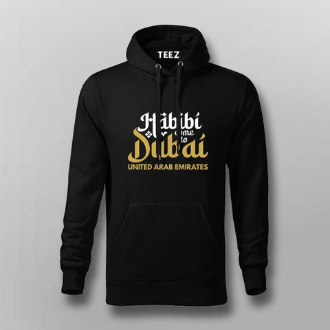 Habibi Dubai Hoodie For Men – United Arab Emirates Charm